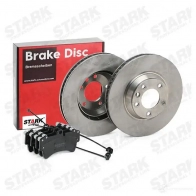 Тормозные диски и колодки, комплект STARK skbk1090365 1437815978 SEDV 2 - Изображение 2