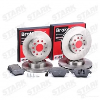 Тормозные диски и колодки, комплект STARK skbk1090304 MC0W Q 1437815839 - Изображение 2