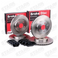 Тормозные диски и колодки, комплект STARK skbk1090296 GW9 CBL 1437815938 - Изображение 2