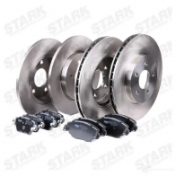 Тормозные диски и колодки, комплект STARK skbk1090296 GW9 CBL 1437815938 - Изображение 3