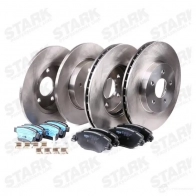 Тормозные диски и колодки, комплект STARK FAF 8MJ0 1437815966 skbk1090319 - Изображение 3