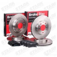 Тормозные диски и колодки, комплект STARK skbk1090331 2YA 5OLO 1437815928 - Изображение 2
