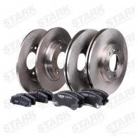 Тормозные диски и колодки, комплект STARK skbk1090331 2YA 5OLO 1437815928 - Изображение 3