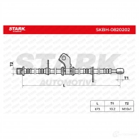 Тормозной шланг STARK skbh0820202 1437804832 D 73FN - Изображение 5