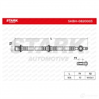 Тормозной шланг STARK WZ UO94T skbh0820003 1437804429 - Изображение 5