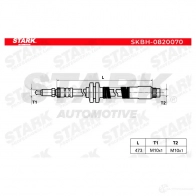 Тормозной шланг STARK skbh0820070 1437804260 U YQU8F - Изображение 4