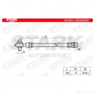 Тормозной шланг STARK 1437803451 USAM T skbh0820019 - Изображение 2