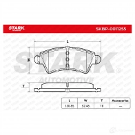 Тормозные колодки, комплект STARK 1437782046 skbp0011255 YI4 4PR8 - Изображение 2