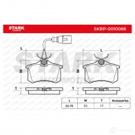 Тормозные колодки, комплект STARK 1437777796 skbp0010066 SQV A3V - Изображение 3