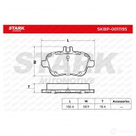 Тормозные колодки, комплект STARK skbp0011195 ZXU9O Q 1437780757 - Изображение 2
