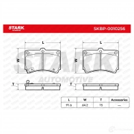 Тормозные колодки, комплект STARK 1437777806 skbp0010256 24P 14 - Изображение 3