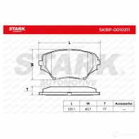 Тормозные колодки, комплект STARK skbp0010211 VF6TO T 1437781307 - Изображение 2