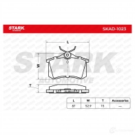 Тормозные колодки, комплект STARK skad1023 SC C32 1437776673 - Изображение 2