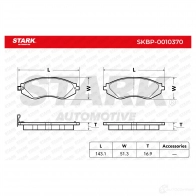 Тормозные колодки, комплект STARK 1437778542 BX 4O2F1 skbp0010370 - Изображение 3