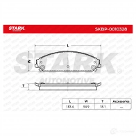 Тормозные колодки, комплект STARK 1437782969 skbp0010328 2 DTG6 - Изображение 3