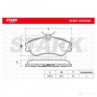 Тормозные колодки, комплект STARK skbp0011018 KUG E62I 1437781636 - Изображение 4