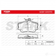 Тормозные колодки, комплект STARK PXA4 N 1437783290 skbp0010170 - Изображение 3