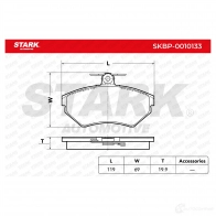 Тормозные колодки, комплект STARK skbp0010133 1437782457 94Z CJ - Изображение 3