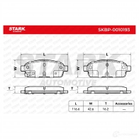 Тормозные колодки, комплект STARK 1437780171 skbp0010193 N UZZS4 - Изображение 2