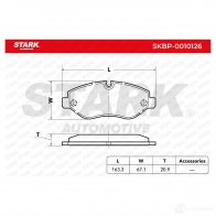 Тормозные колодки, комплект STARK L KT5CA 1437782572 skbp0010126 - Изображение 3