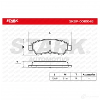 Тормозные колодки, комплект STARK skbp0010048 1437780743 OG UD2 - Изображение 2
