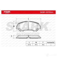 Тормозные колодки, комплект STARK 1437782811 skbp0011644 0 F0AO5P - Изображение 3