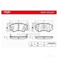 Тормозные колодки, комплект STARK skbp0010297 1437780169 M5 HHCCR - Изображение 2