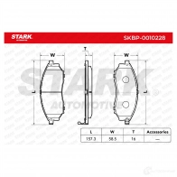 Тормозные колодки, комплект STARK Y H6YUTW 1437783173 skbp0010228 - Изображение 3