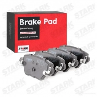 Тормозные колодки, комплект STARK 1437777835 skfo1024 AV 89Q - Изображение 4