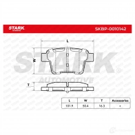 Тормозные колодки, комплект STARK skbp0010142 1437779404 S3WCH8 V - Изображение 3