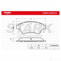 Тормозные колодки, комплект STARK 5KR3U 05 1437780063 skbp0010144 - Изображение 3