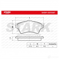 Тормозные колодки, комплект STARK ML3 7PJ 1437780993 skbp0011067 - Изображение 3