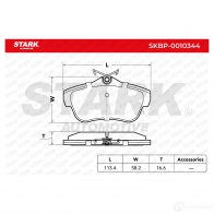 Тормозные колодки, комплект STARK BPW5CJ Y skbp0010344 1437781289 - Изображение 3