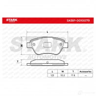 Тормозные колодки, комплект STARK skbp0010079 1437777714 QN TX45 - Изображение 2