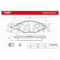 Тормозные колодки, комплект STARK 1437781638 G13G 09 skbp0011347 - Изображение 2