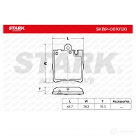 Тормозные колодки, комплект STARK KUBAZ 5D 1437776741 skbp0010120 - Изображение 7