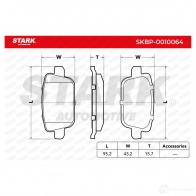 Тормозные колодки, комплект STARK skbp0010064 NHBYKG 2 1437777890 - Изображение 2