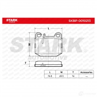 Тормозные колодки, комплект STARK skbp0010213 2YK Y9EC 1437777291 - Изображение 3