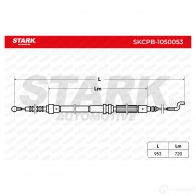 Трос ручника, стояночного тормоза STARK O KBPS4D 1437798405 skcpb1050053 - Изображение 6