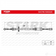 Трос ручника, стояночного тормоза STARK ILWERH 1 skcpb1050225 1437800115 - Изображение 6