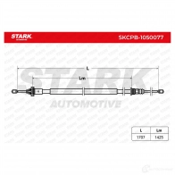 Трос ручника, стояночного тормоза STARK skcpb1050077 J7VJ H 1437798407 - Изображение 2