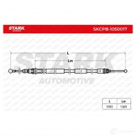Трос ручника, стояночного тормоза STARK skcpb1050017 1437797937 N AED5J - Изображение 4