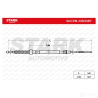 Трос ручника, стояночного тормоза STARK skcpb1050087 1437798391 L8 PTQ - Изображение 4