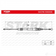 Трос ручника, стояночного тормоза STARK skcpb1050035 1437798410 75 1YJD - Изображение 6