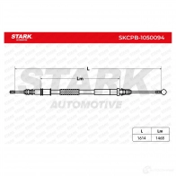 Трос ручника, стояночного тормоза STARK BW 927 1437798070 skcpb1050094 - Изображение 3