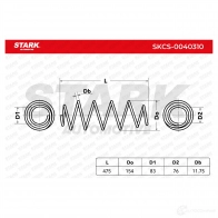 Пружина STARK 90T1X D8 skcs0040310 1437796785 - Изображение 5