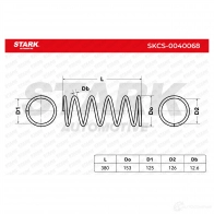 Пружина STARK COEC2 QX 1437797716 skcs0040068 - Изображение 6