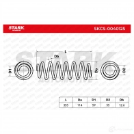 Пружина STARK skcs0040125 I7P CD 1437797461 - Изображение 6