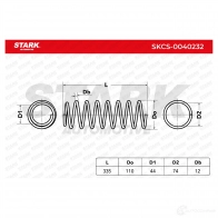 Пружина STARK 1437796252 MZW KA skcs0040232 - Изображение 5