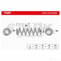 Пружина STARK skcs0040366 1437795540 6TJC KG - Изображение 6